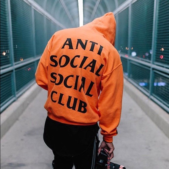 Anti Social Social Club Other - antisocial social club x undefeated collab orange size small